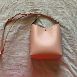 Samara Vegan Leather Medium Peony Shoulder Bag